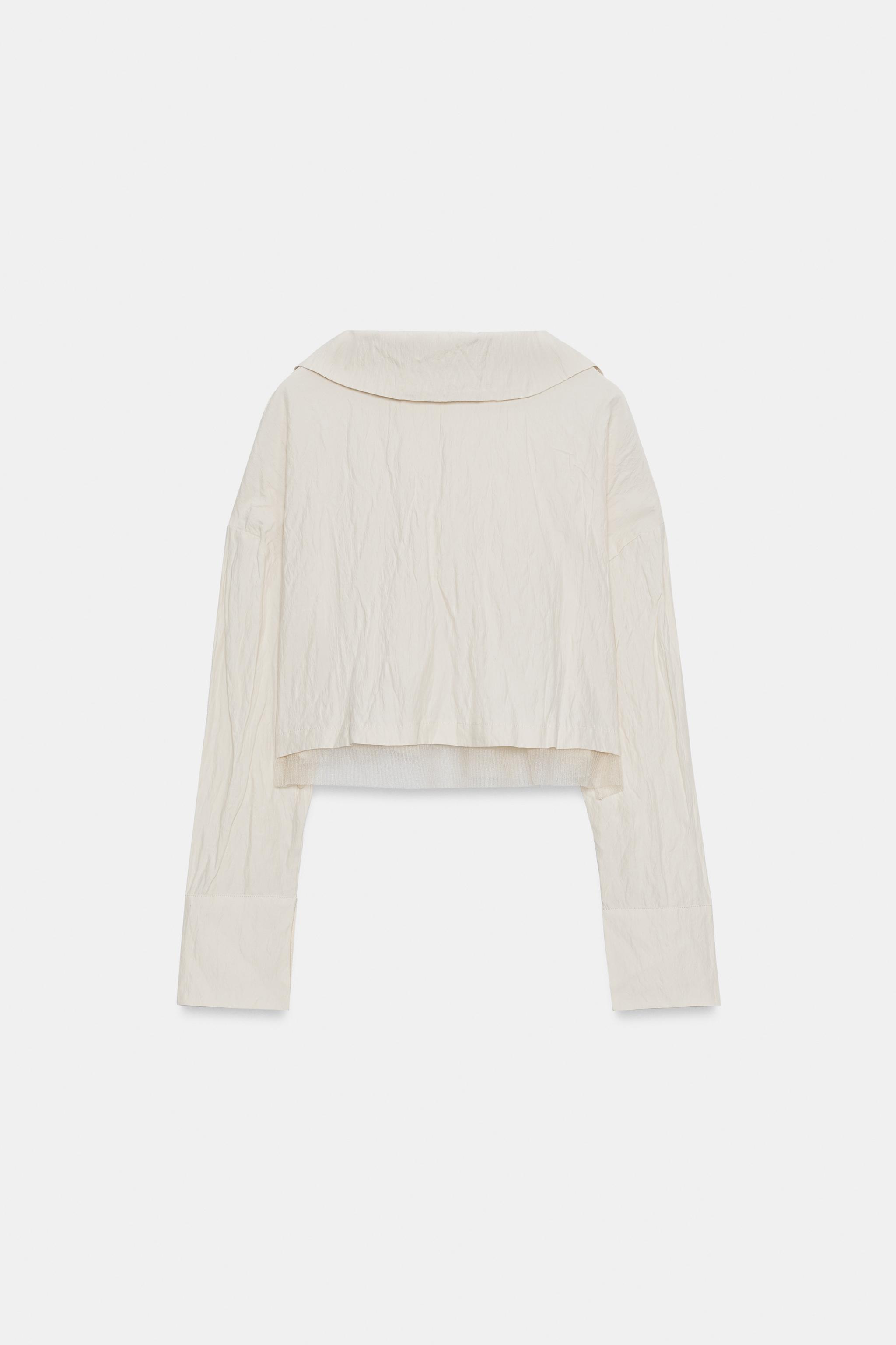 WRINKLED KNIT SHIRT